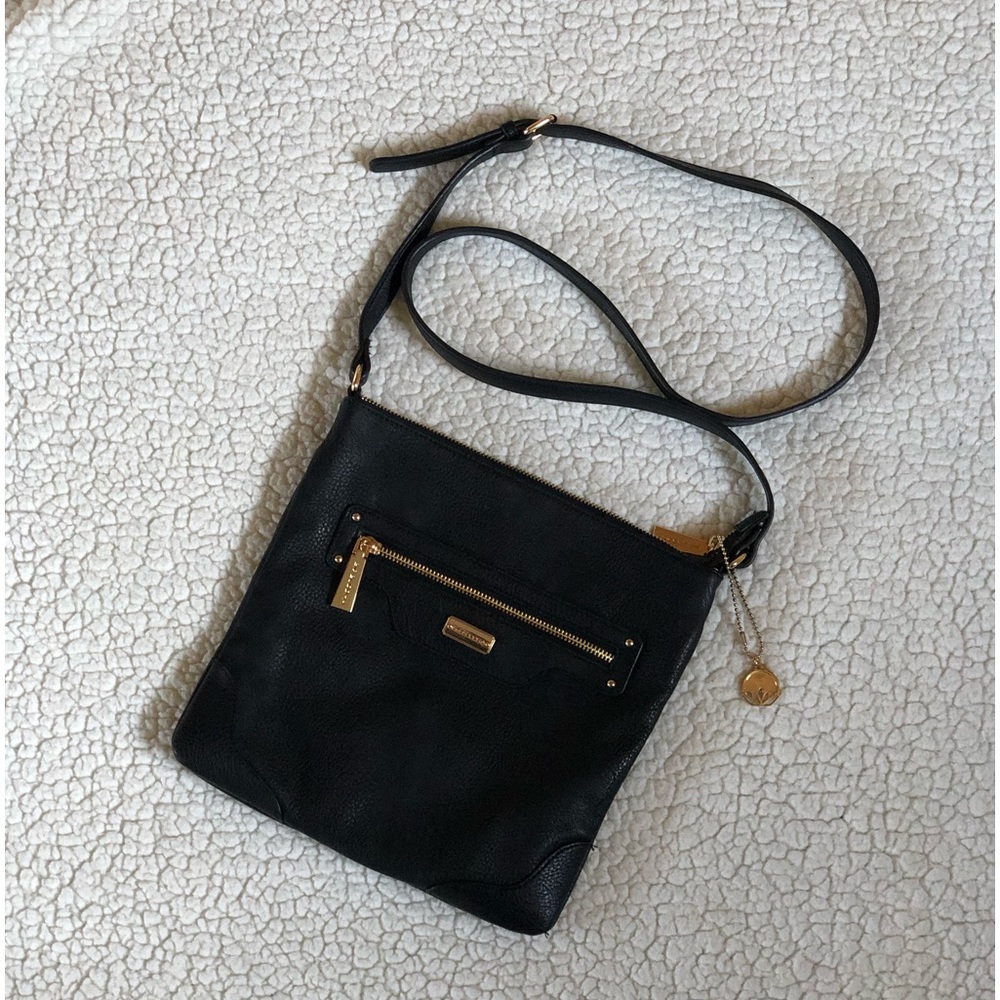 Big Buddha Black Messenger purse